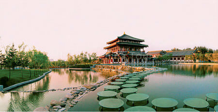 Xian Qujiang Pool Park